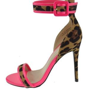 Hot Pink Leopard Heels